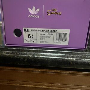 Adidas Superstar Simpsons Squishie Purple Box